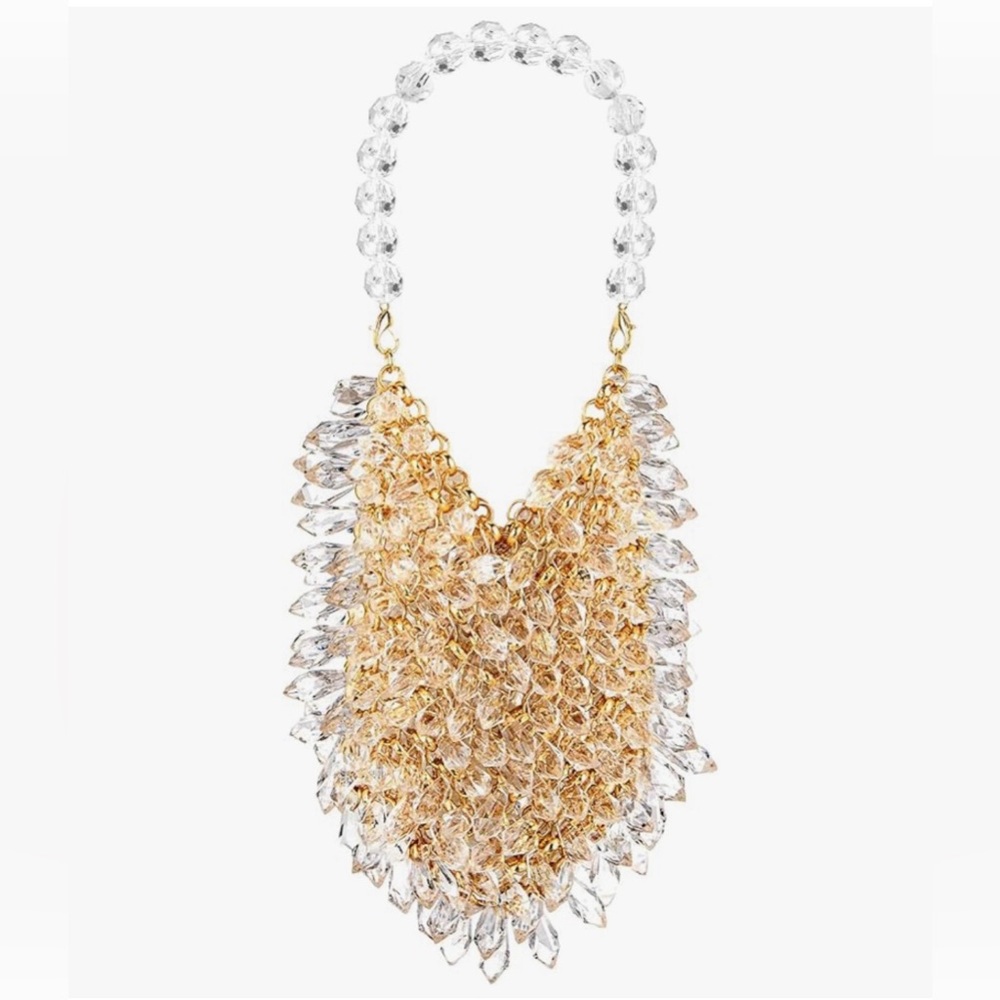 Elegant Gold and Silver Women's Bag
